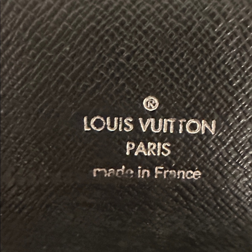 Louis Vuitton graphite Damier Ebene accordion style wallet with chain - Picture 5 of 15